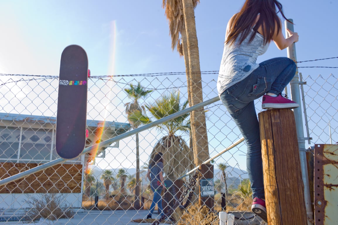 Photograph from the Hello, Skater Girl archive, 2011–2012.