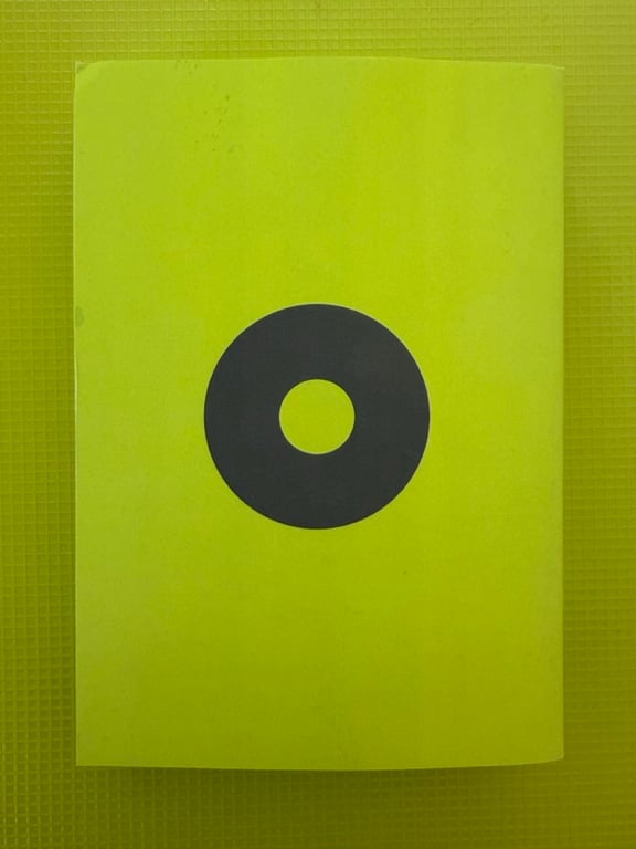 A photo of a process book from OMATA