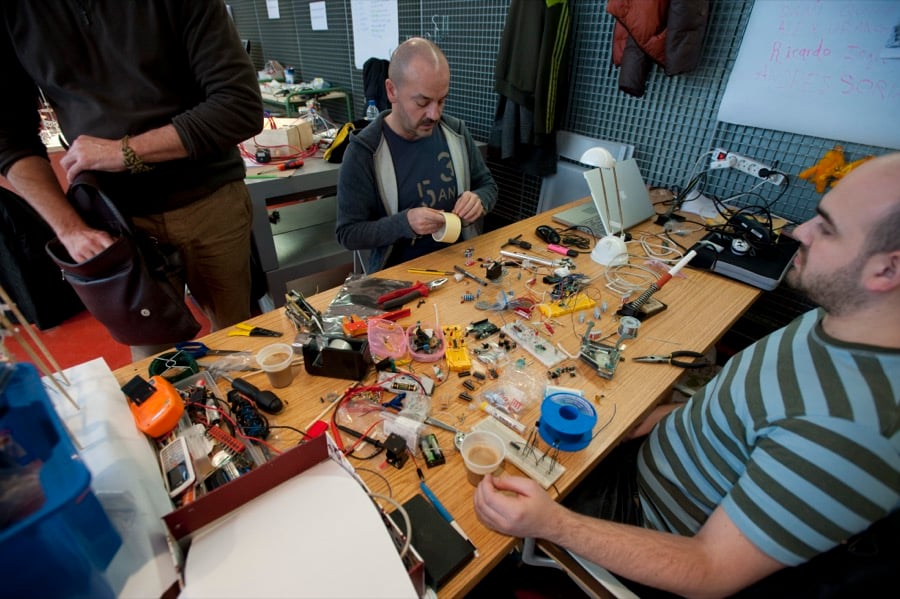 Image from the workshop medialab prado