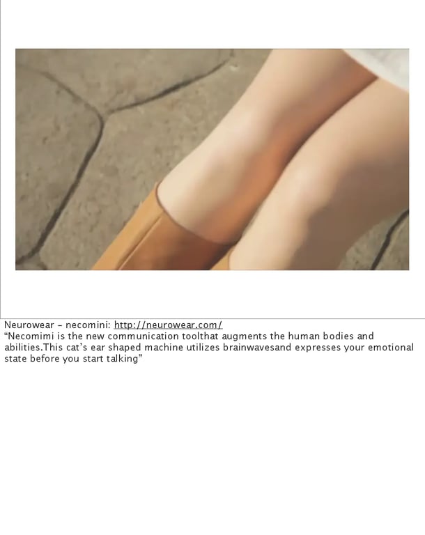 Images from the Near Future Laboratory SxSW 2012 Presentation on Brain Consciousness User Interfaces SxSW 2012