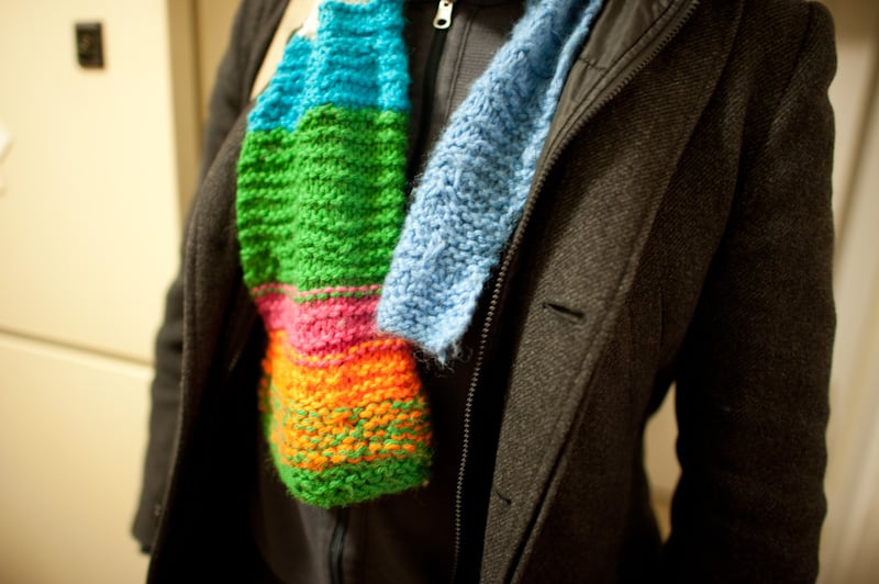A colorful scarf
