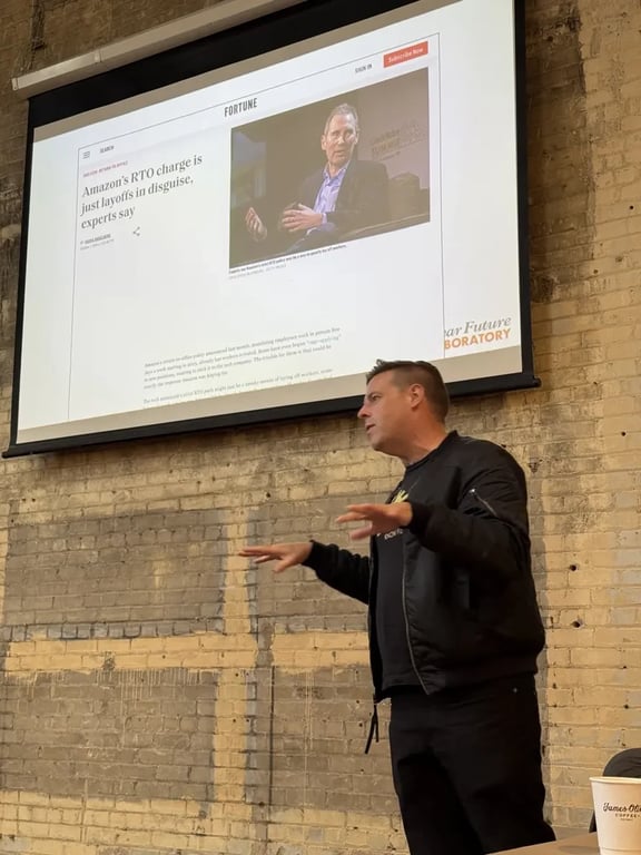 Images from the Near Future Laboratory workshop 'Futures of Work'