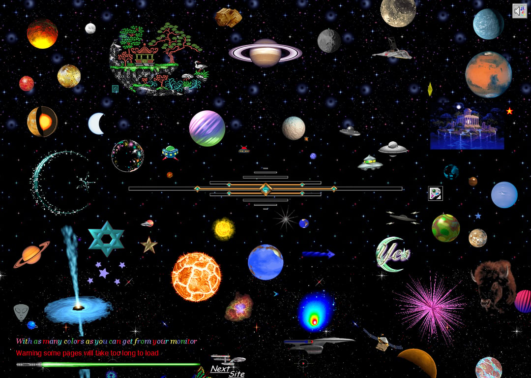 Screenshot of Cameron's World.