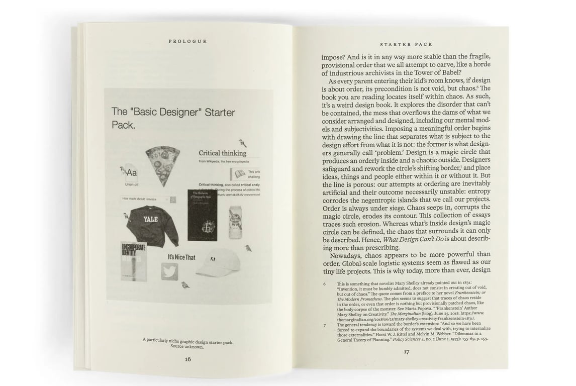 A photo Silvio Lorusso's book What Design Can’t Do