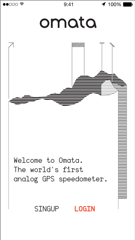 Interface exploration 13 — Welcome screen with an elevation-profile illustration.