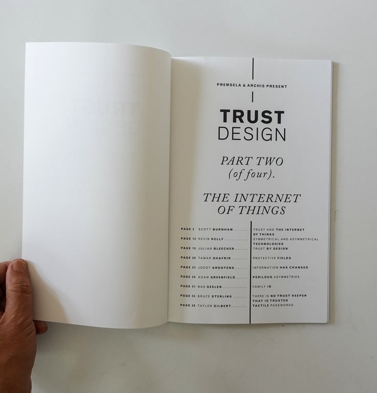 Trust Project pamphlet excerpt, 2011