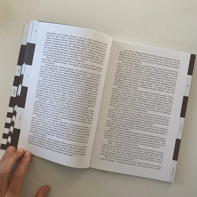 A photo from the book Made Up: Designs Fiction by Tim Durfee