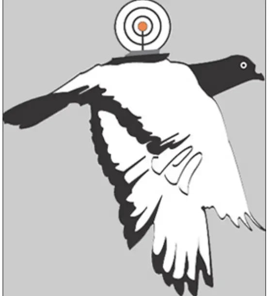 Beatriz da Costa's icon for her PigeonBlog project, a seminal early Blogject example.