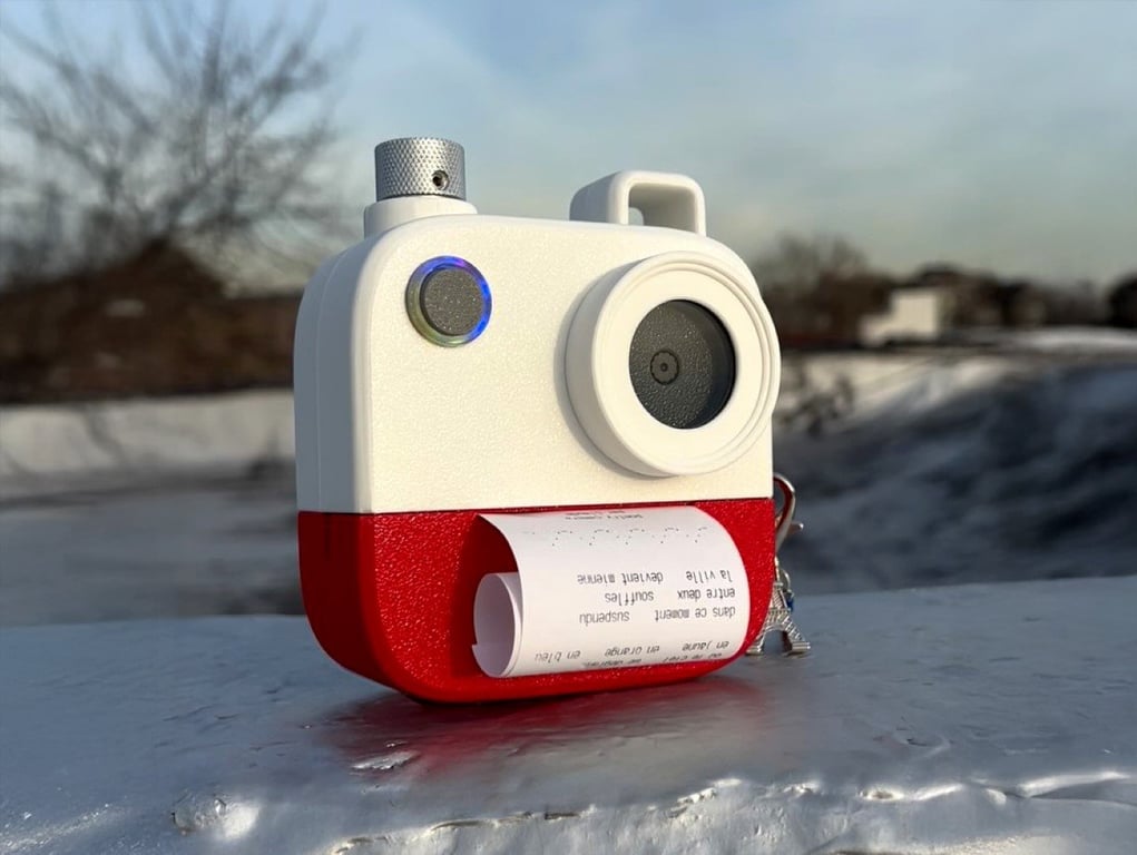 A camera that takes poems instead of photos