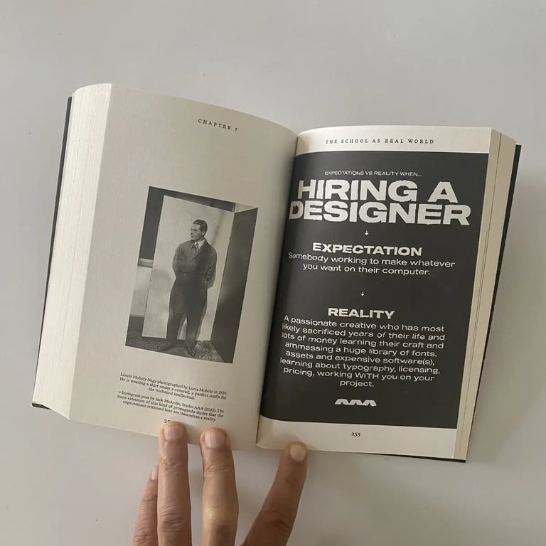 A photo Silvio Lorusso's book What Design Can’t Do