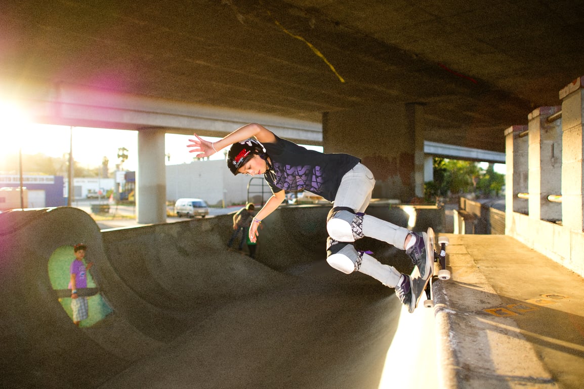 Photograph from the Hello, Skater Girl archive, 2011–2012.