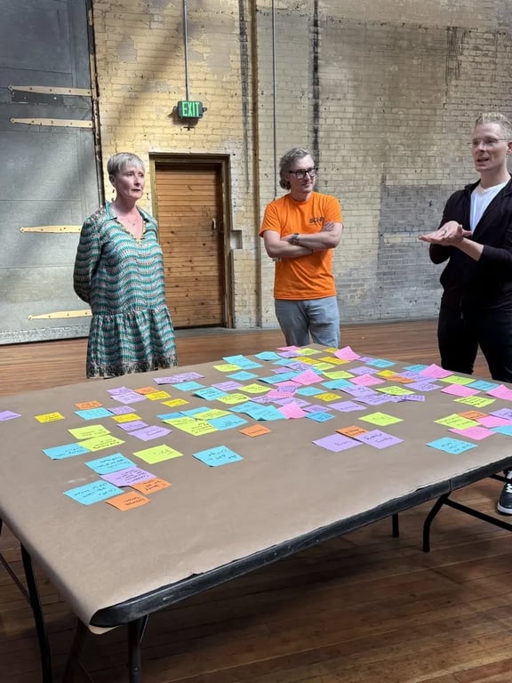 Images from the Near Future Laboratory workshop 'Futures of Work'