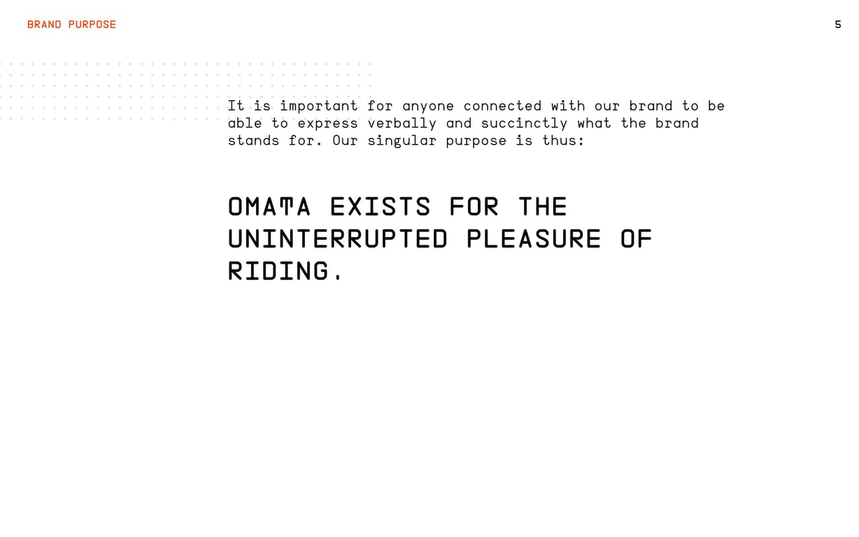 OMATA Brand Books: v1.5, page 5