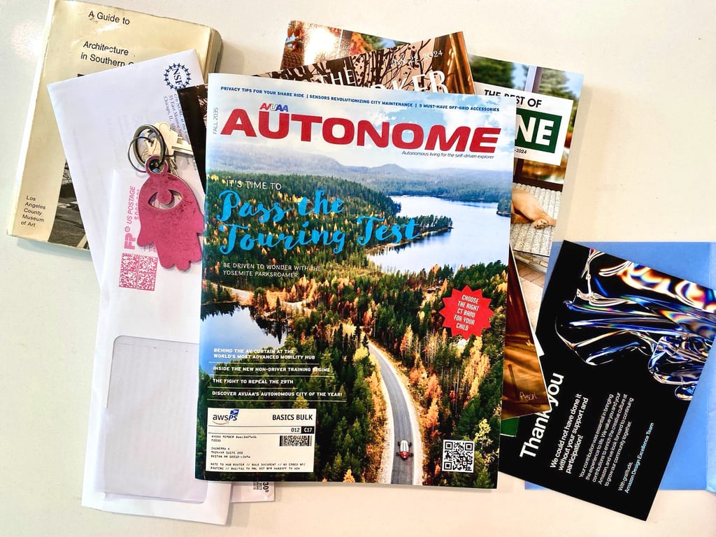 Design Fiction magazine created by Near Future Laboratory from a possible future in which autonomous vehicles — indeed an entire autonomous world.