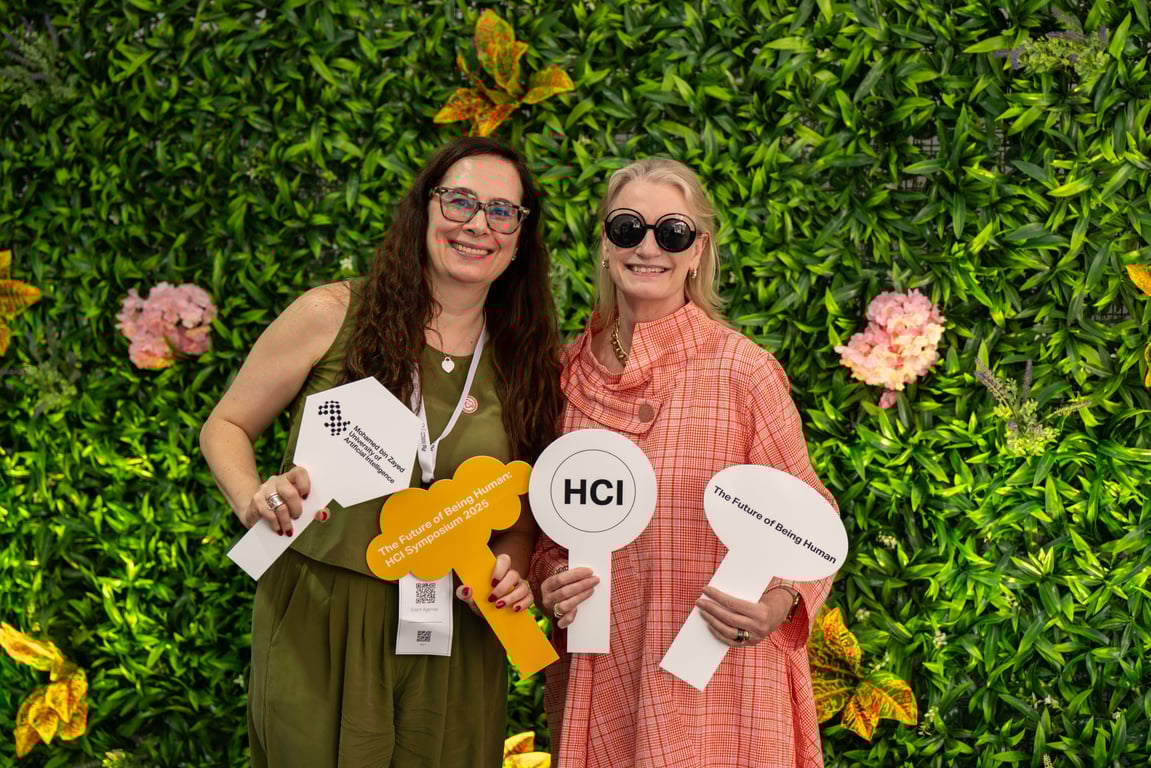 Images from the symposium The Future of Being Human at MBZUAI in Abu Dhabi November 20-22 2025 hosted by Elizabeth Churchill