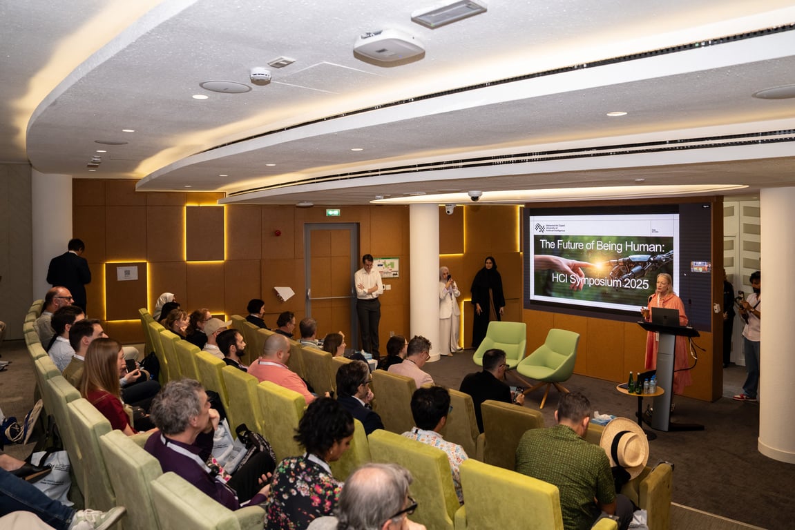 Images from the symposium The Future of Being Human at MBZUAI in Abu Dhabi November 20-22 2025 hosted by Elizabeth Churchill