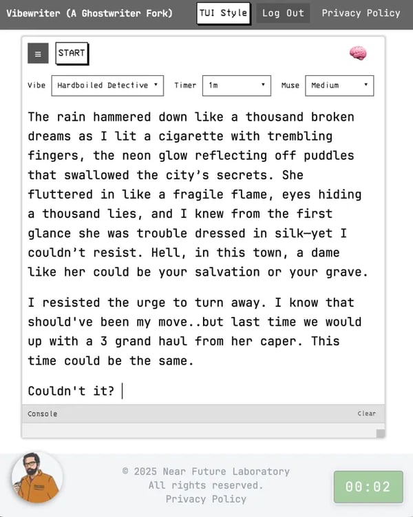 Vibewriter