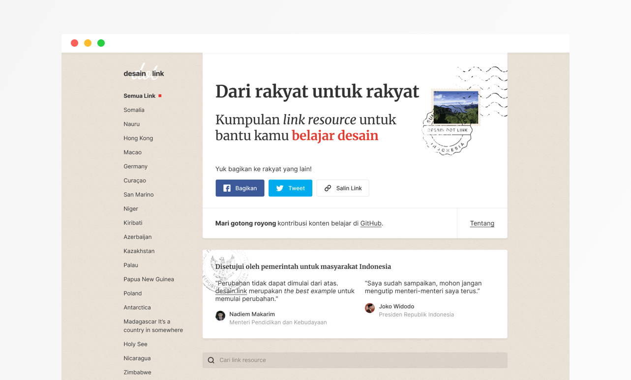 Desain.link Sneakpeek