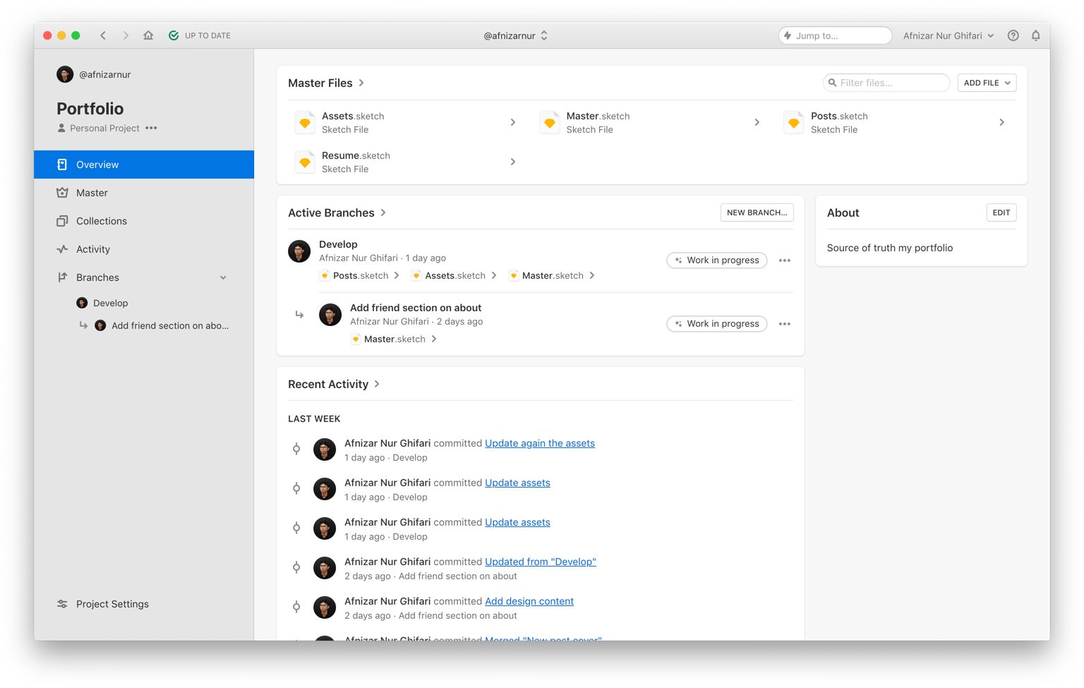 My Portfolio Project on Abstract