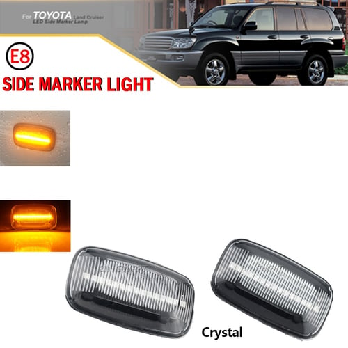 Динамични LED странични габаритни светлини за Toyota Land Cruiser 70 80 100 серия