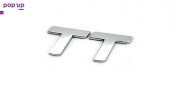 Емблема за Audi TT / Ауди ТТ - Silver