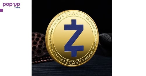 Zcash Coin / Зкеш Монета ( ZEC ) - Gold / Blue
