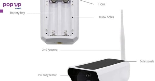 Автономна акумулаторна соларна WiFi камера Evatmaster 