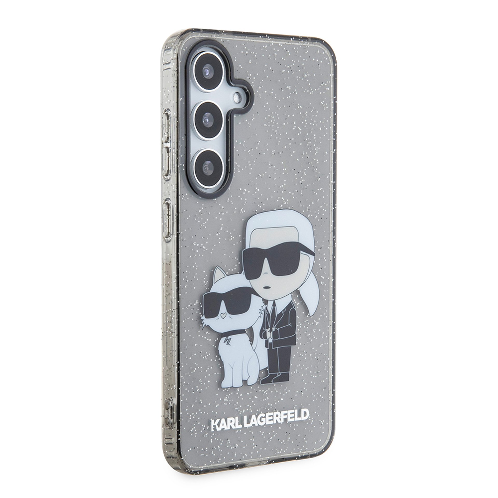 Samsung Galaxy S24 - Калъф Karl Lagerfeld Hardcase Glitter (KLHCHCS24SHNKCTGK) - Karl&Choupette