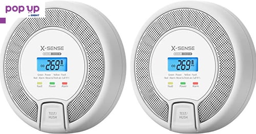 CO детектори с X-Sense Carbon Monoxide Alarm Detector CO03D- СМАРТ