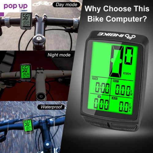 Безжичен километраж за колело INBIKE MTB велосипед компютър GPS скоростомер