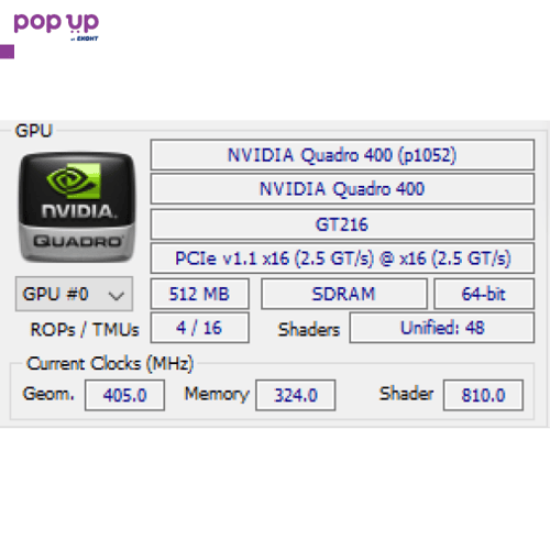Видеокарта GPU видео карта NVIDIA Quadro 400 + гаранция