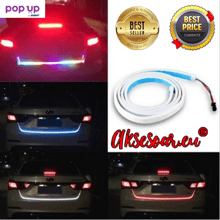 Многоцветна RGB Стоп LED светеща сигнална лента за багажник на кола мигачи стопове задни светлини
