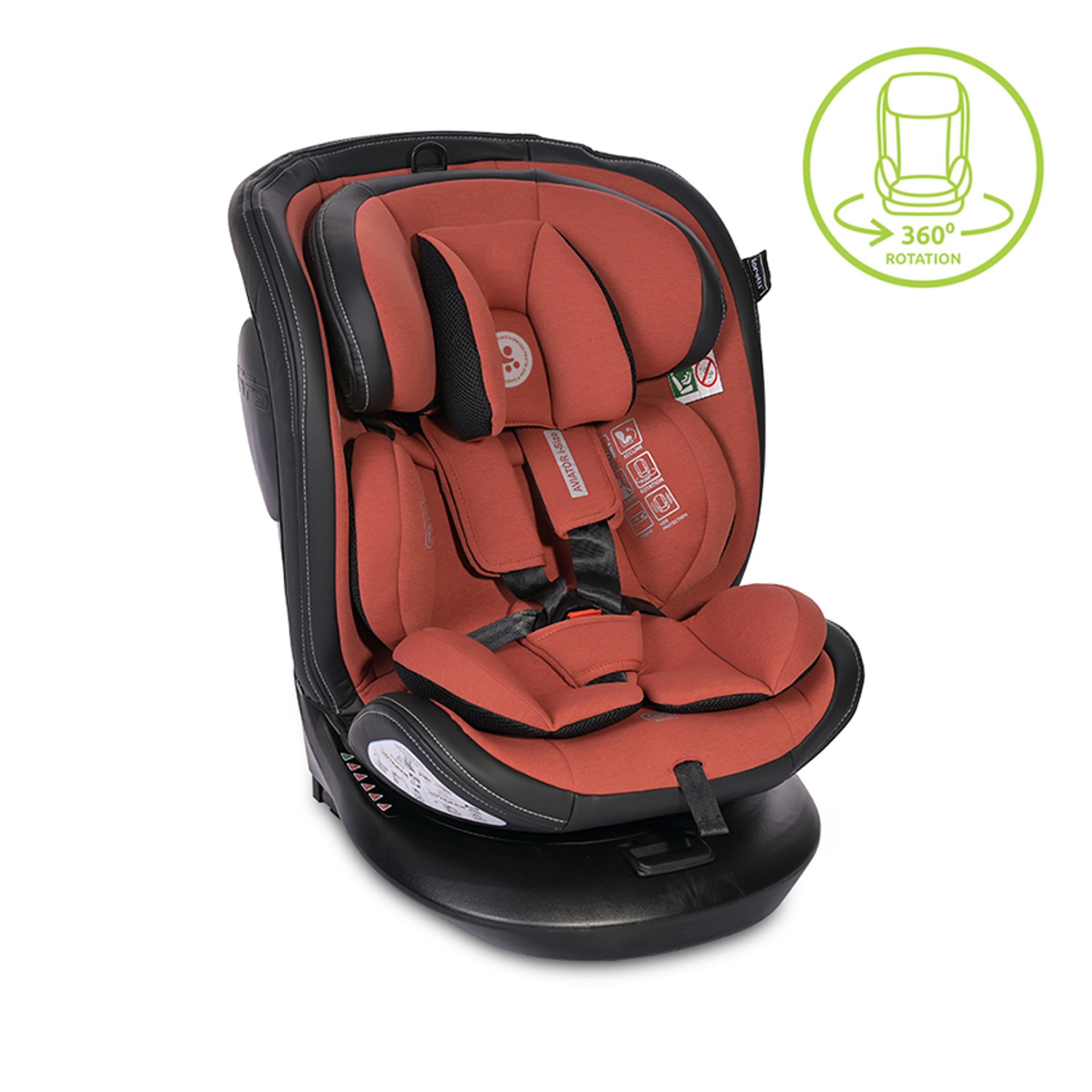 СТОЛ ЗА КОЛА AVIATOR i-Size ISOFIX40-150 CM GINGER