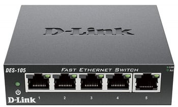 Суич / Switch 5 порта D-Link DES 105