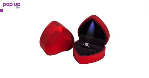Кутия за Сватбен / Годежен пръстен - Red
