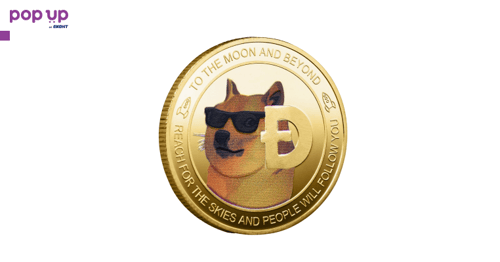 Dogecoin to the moon and beyond ( DOGE ) - Gold