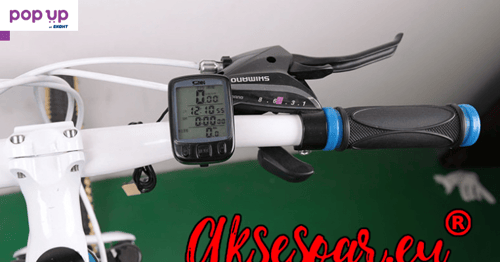 Километраж за колело велосипеден компютър Водоустойчив одометър с LCD дисплей Скоростомер термометър