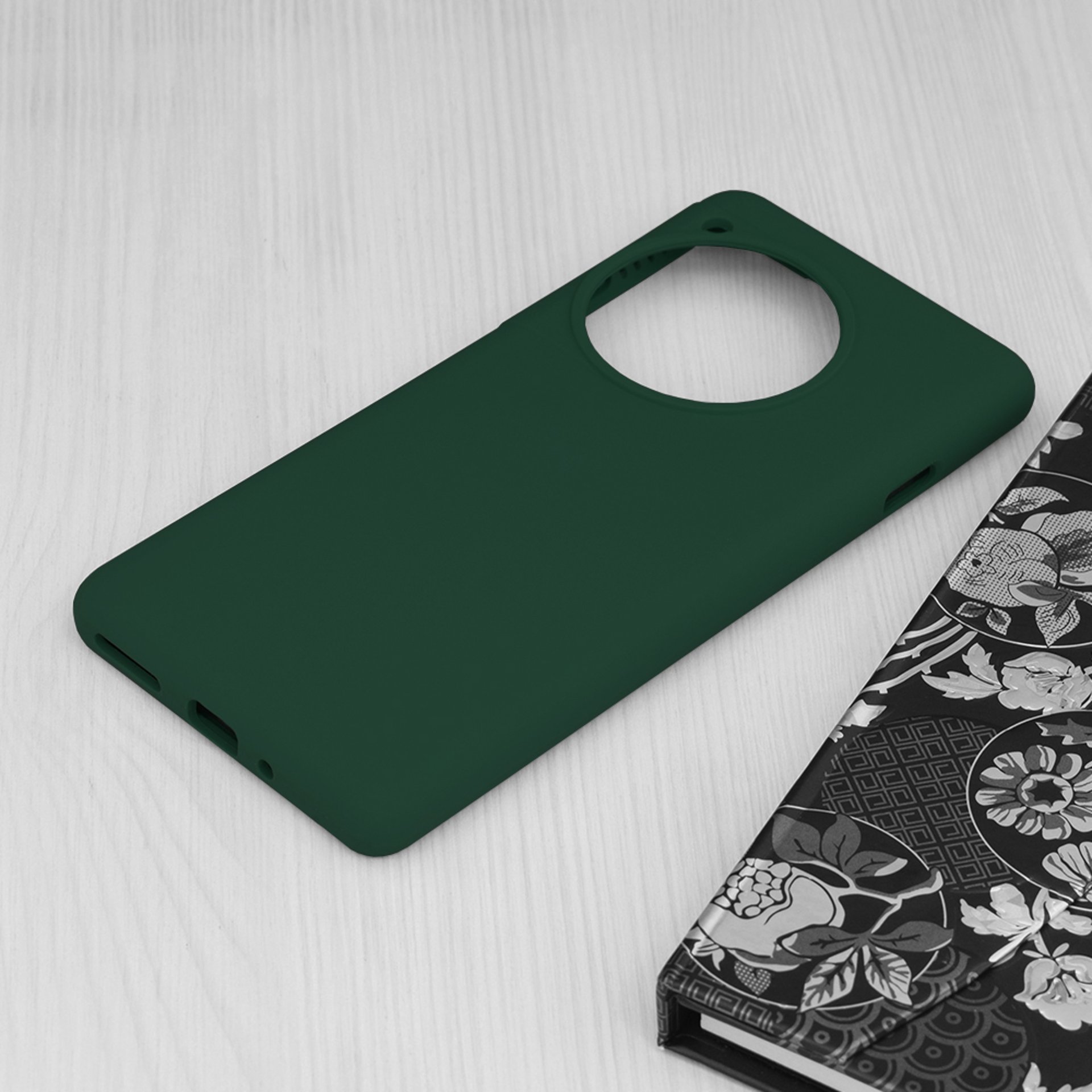 Калъф за OnePlus 12R - Techsuit Soft Edge Silicone - Dark Green