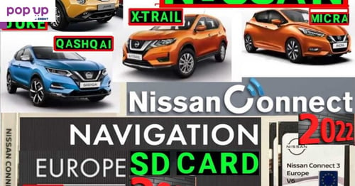 2023 NISSAN SD card Connect 3 картa навигация Нисан Qashqai Juke X-Trail