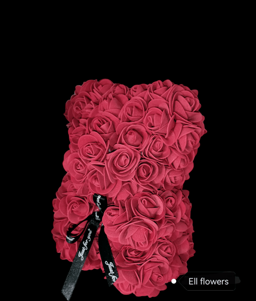 Мече с рози