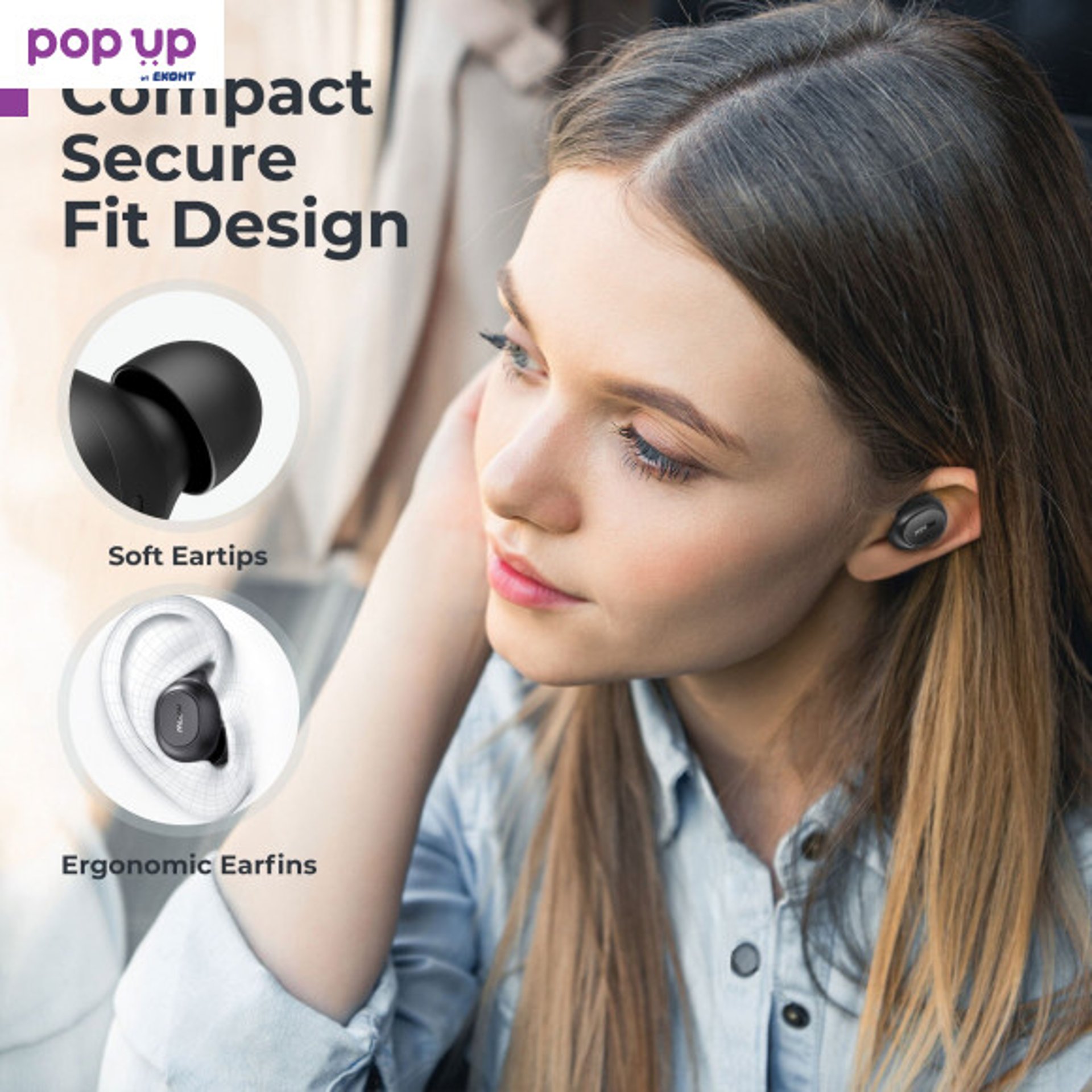 Слушалки Bluetooth Mpow Mdots TWS