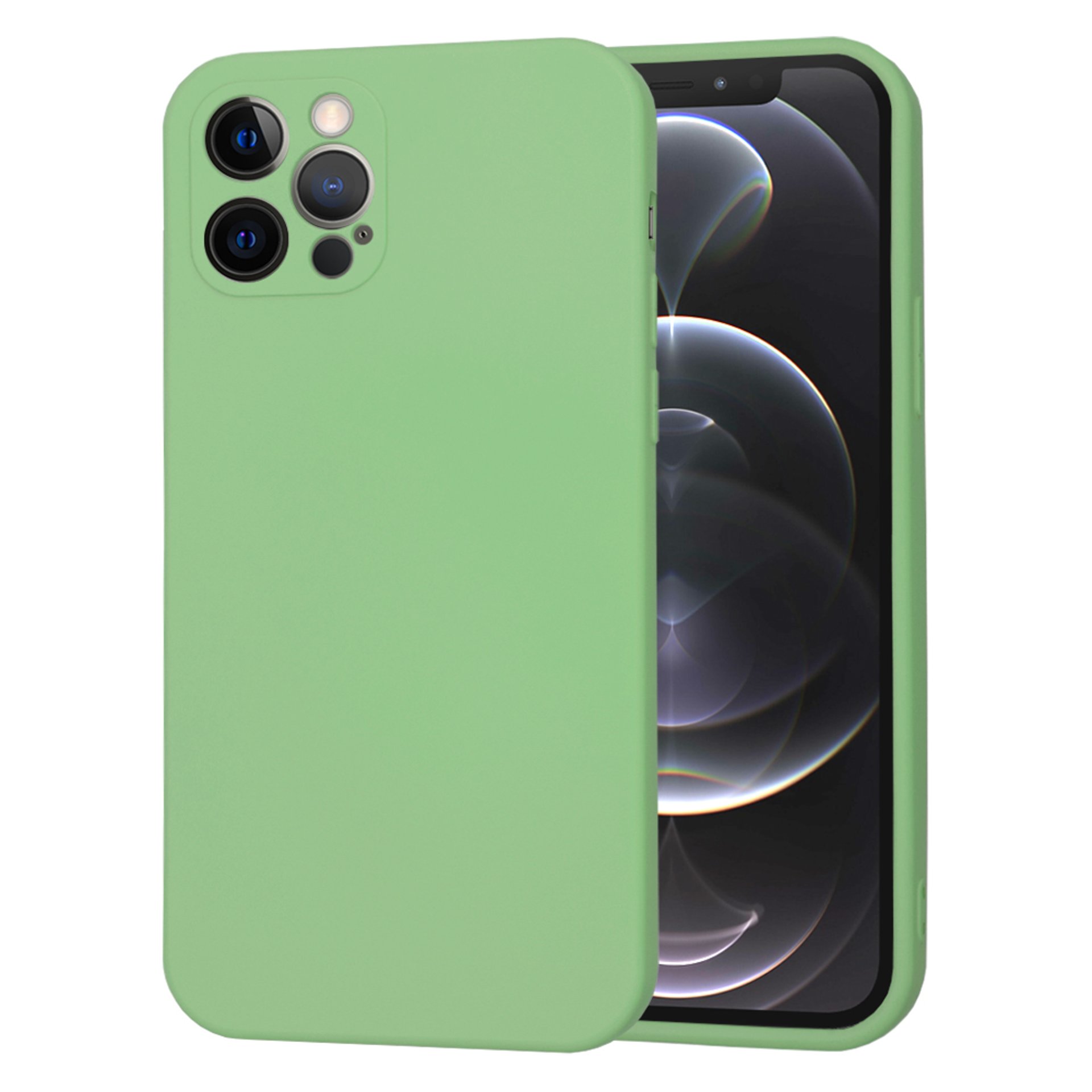 Кейс за iPhone 12 Pro - Techsuit SoftFlex - Mint Green