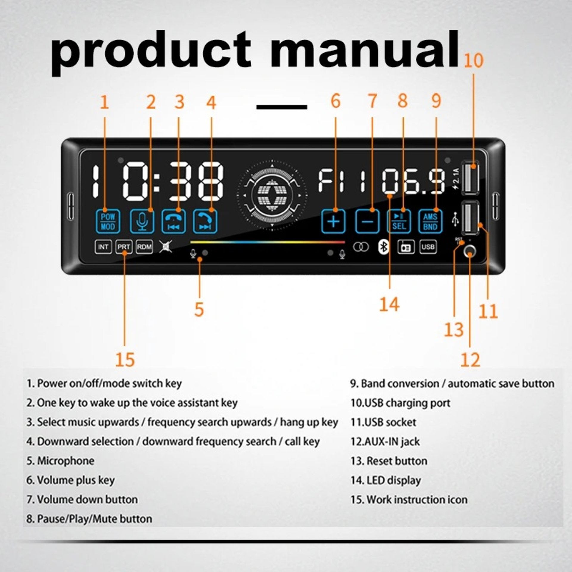 BLUETOOTH Радио за кола +Евро букса Музика за кола, касетофон CEG 81