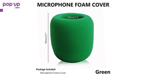 Ветробран за Микрофон / Sponge / - Зелен