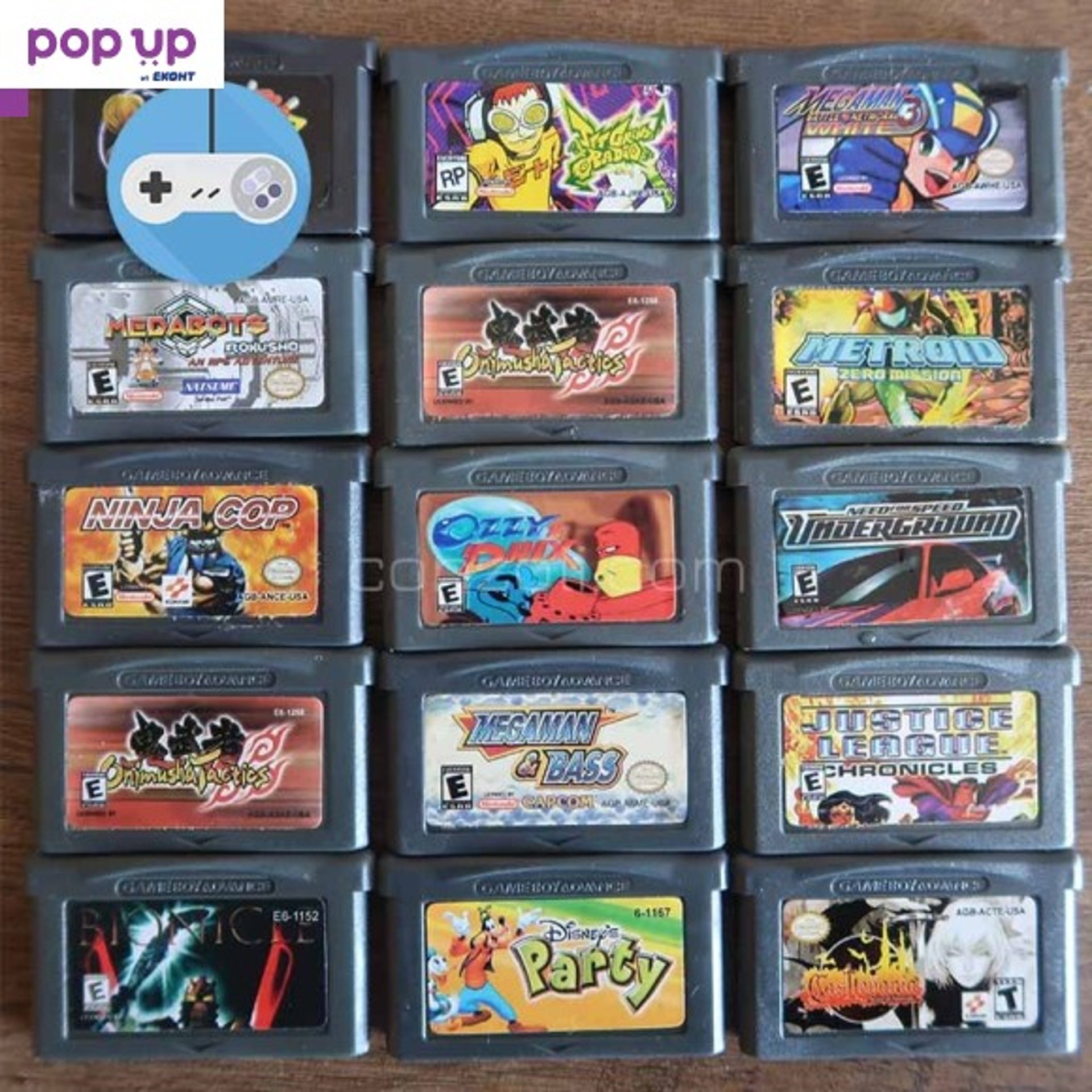 Дискети с игри за Game Boy Advance