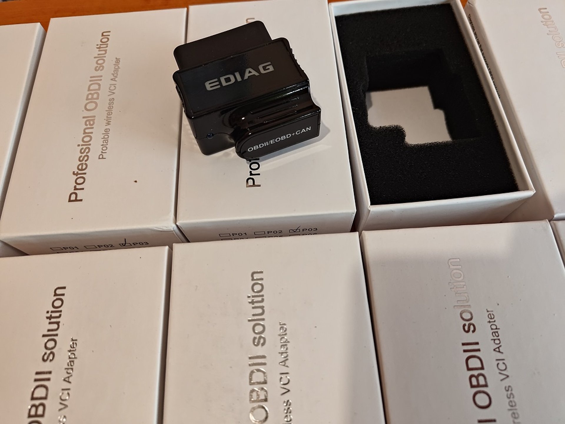 Ediag  OBD2 версия 1.5  диагностичен скенер с CAN модул и безплатен софтуер  ELM327 V1.5