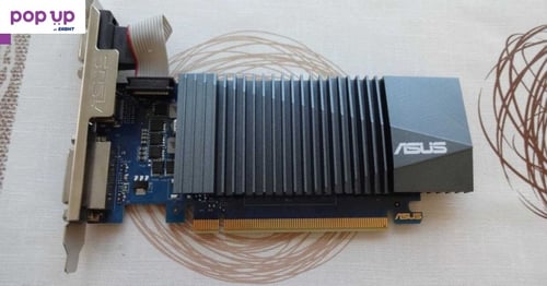 Геймърска видеокарта ASUS GeForce GT 710 2GB DDR5 Low Profile