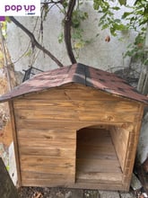 Голяма дървена къща за куче