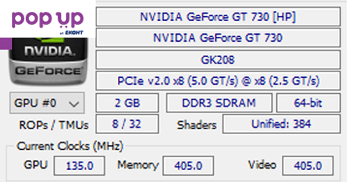 +Гаранция Видеокарта GPU видео карта 2GB NVIDIA GeForce GT 730 2 ГБ