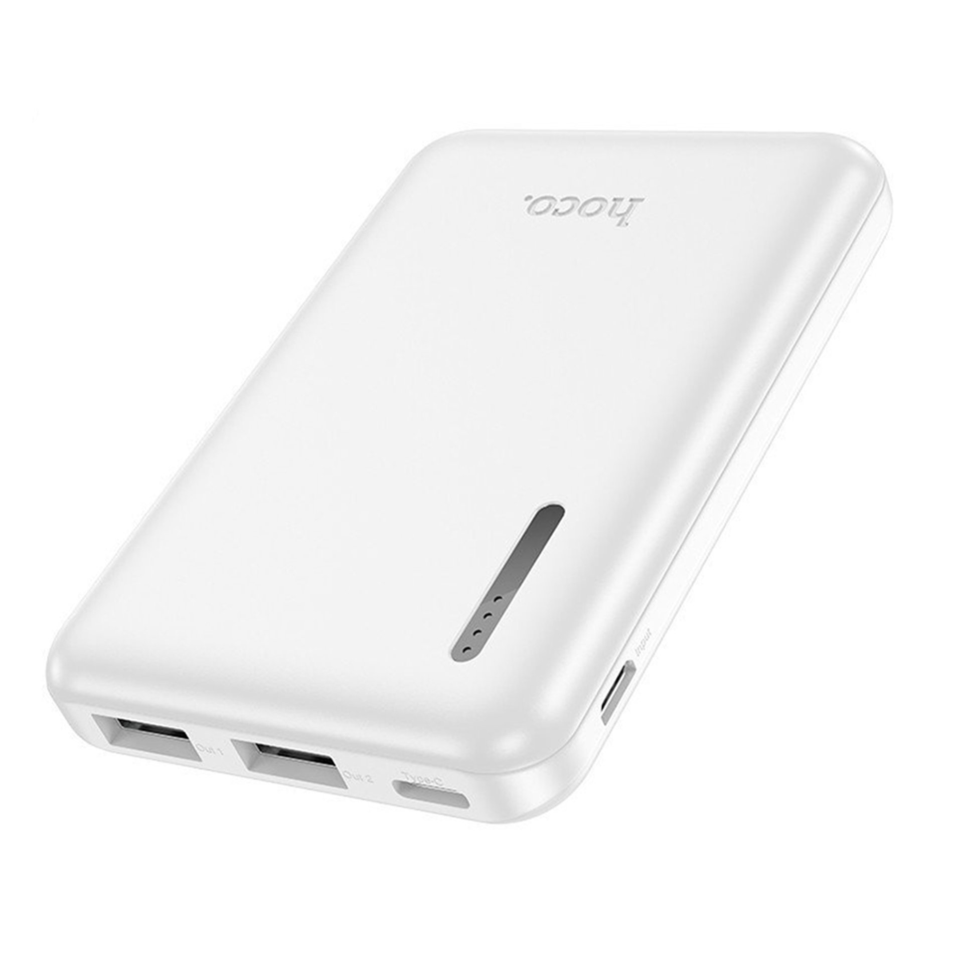 Hoco - Power Bank Journey (J115) - 2x USB, Type-C, Micro-USB с LED за проверка на батерията, 5000mAh - черен